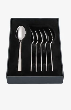 Dining Glamour Espresso Spoons - Set of 6 in Satin Look