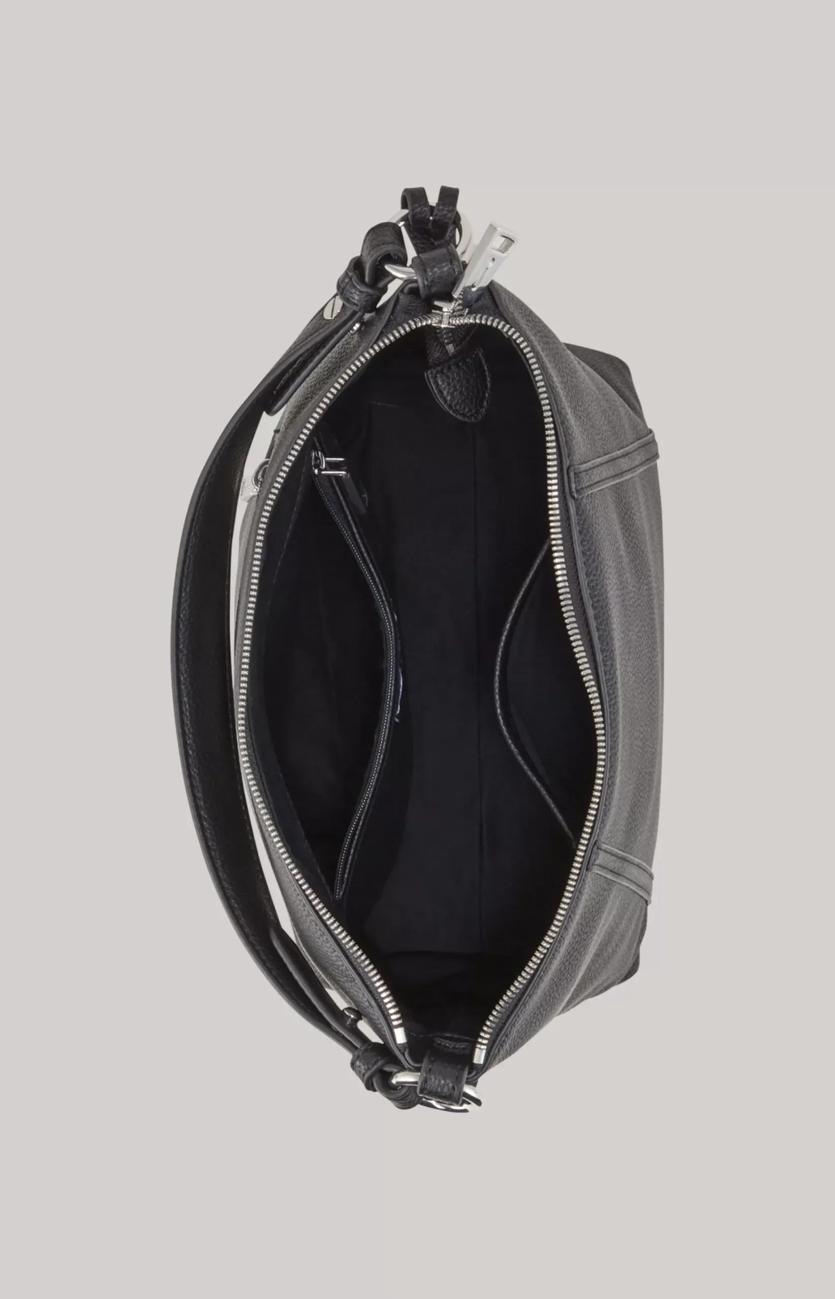 Diurno Dalia Hobo Bag in Black