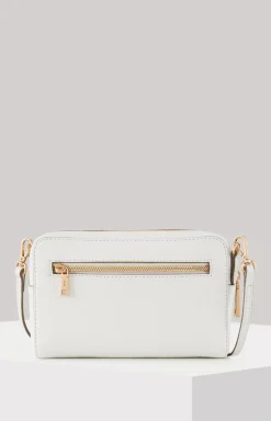 Estate Casta Leather Shoulder Bag in White