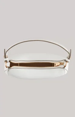 Estate Loreen Leather Shoulder Bag in White