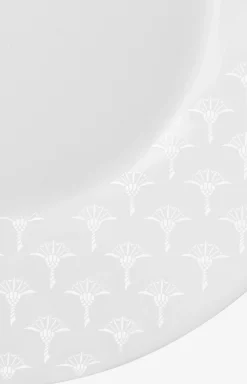 Faded Cornflower Breakfast Plate - Set of 2 in White