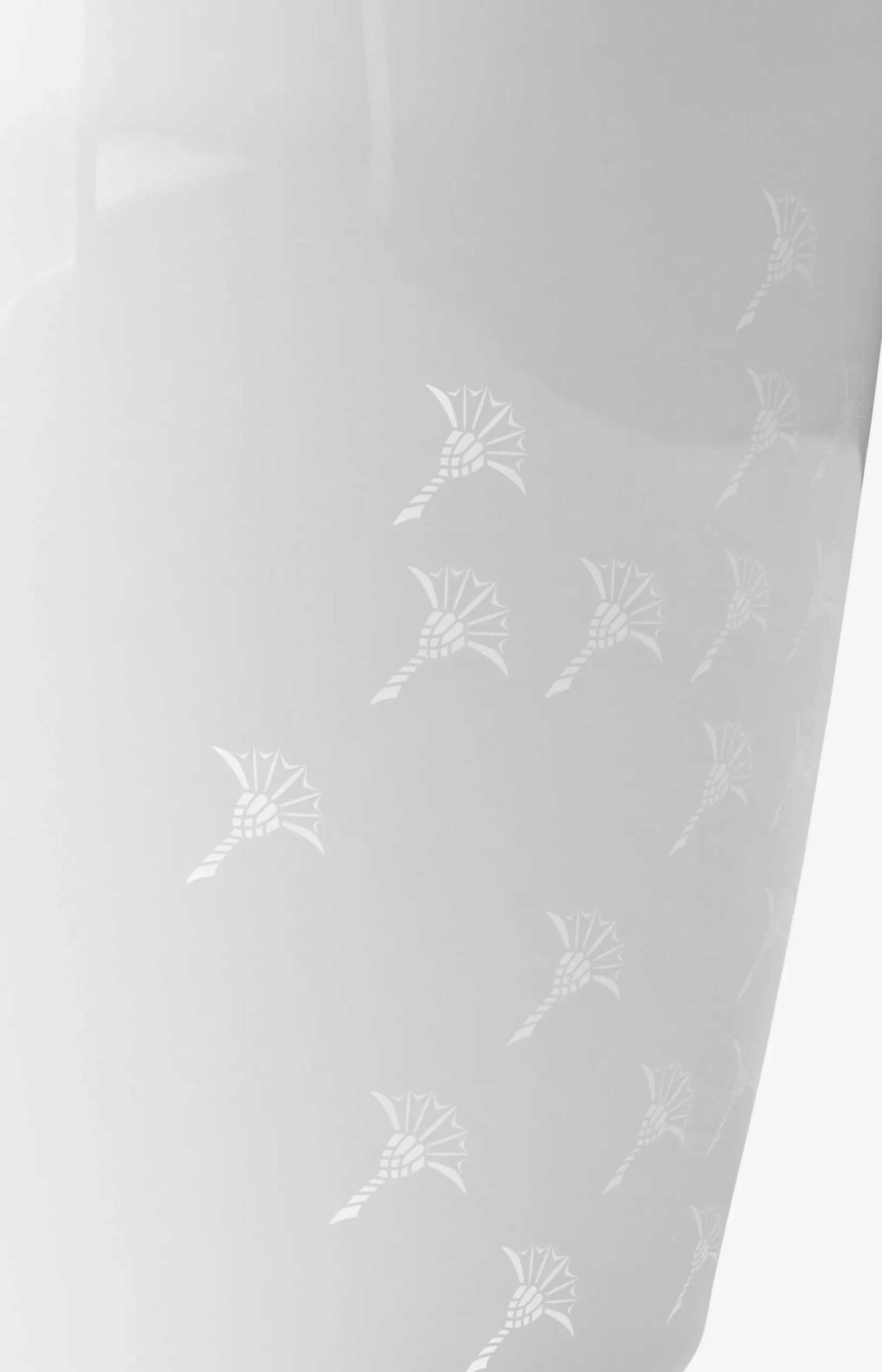 Faded Cornflower Carafe/Vase in White - 25 cm height