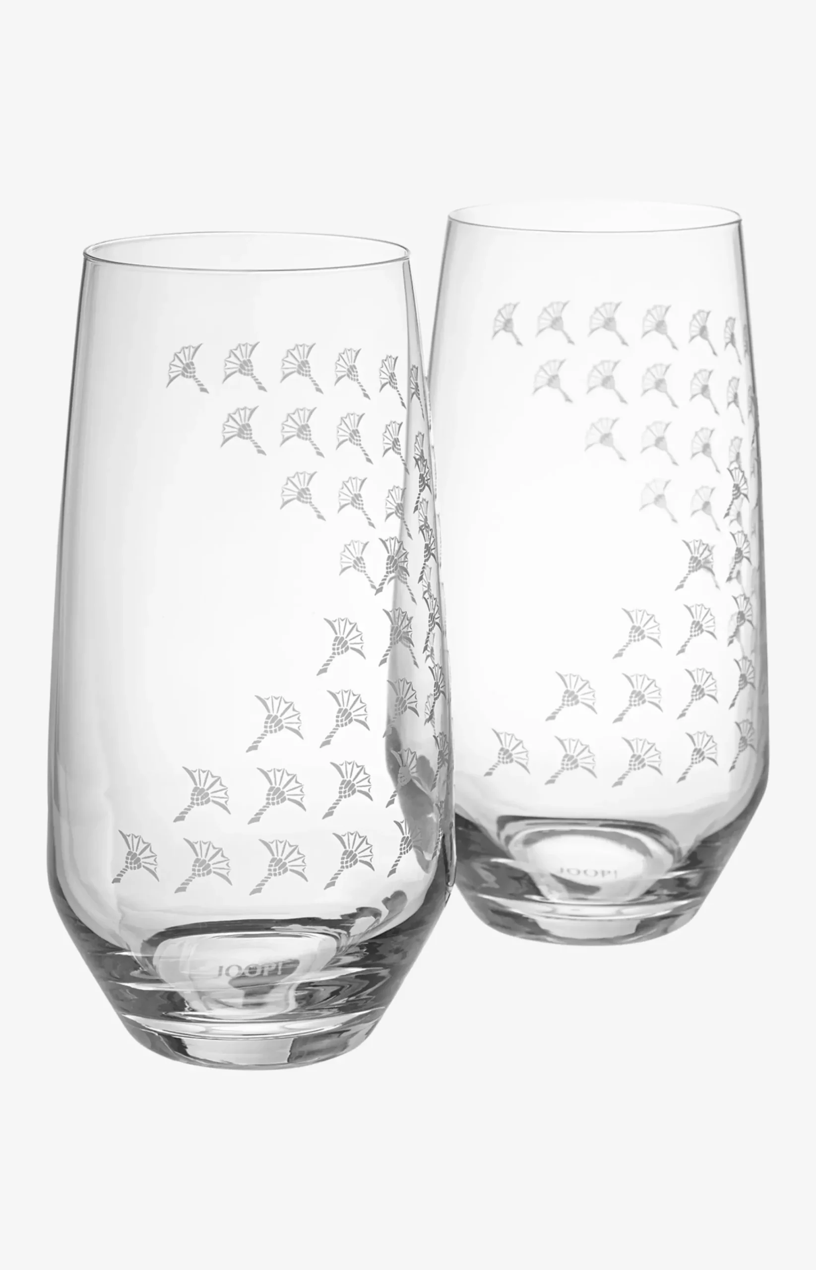 Faded Cornflower Long Drink Glass - Set of 2