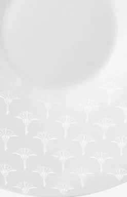 Faded Cornflower Saucer - Set of 2 in White