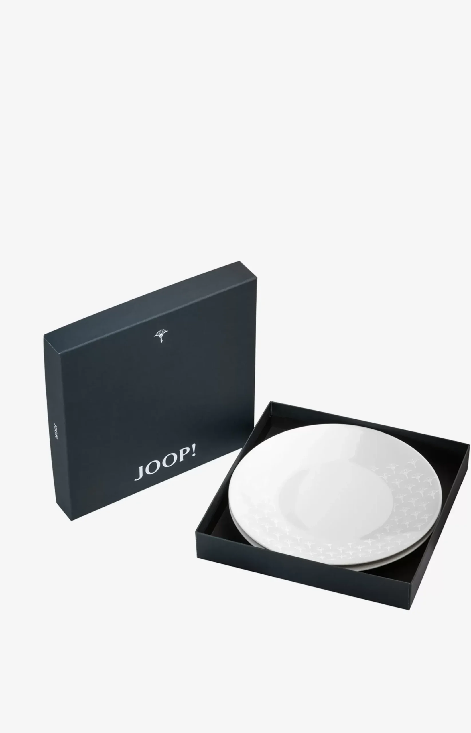 Faded Cornflower Side Plate - White Set of 2