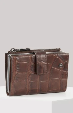 Fano C-Four E-Cage Card Holder in Dark Brown
