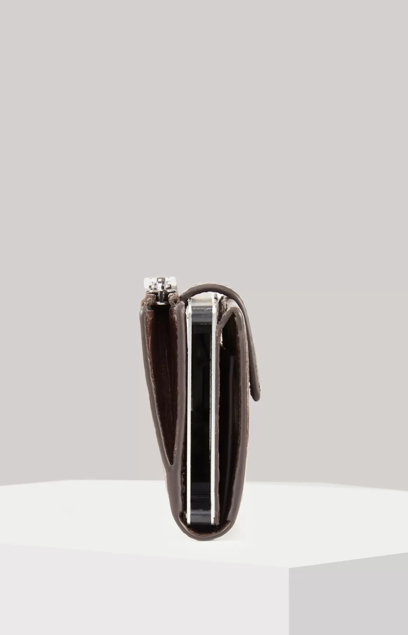 Fano C-Four E-Cage Card Holder in Dark Brown