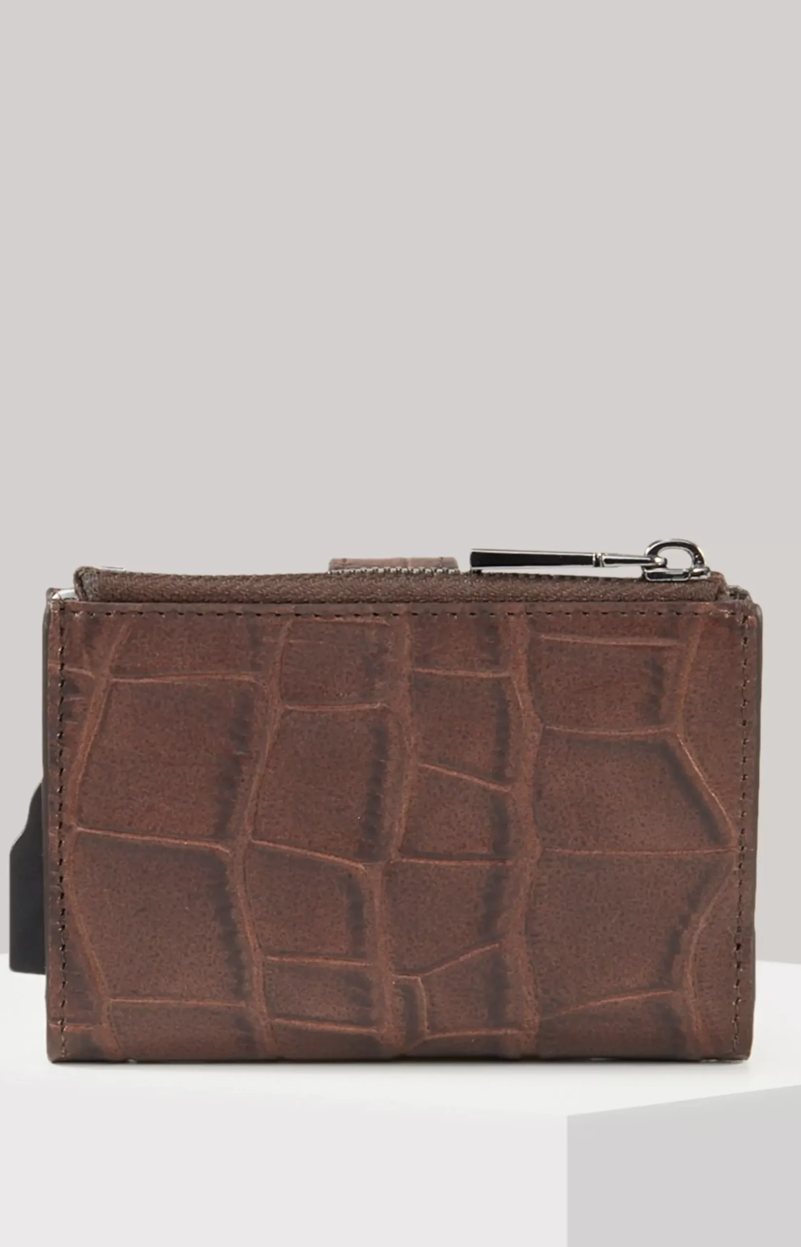 Fano C-Four E-Cage Card Holder in Dark Brown