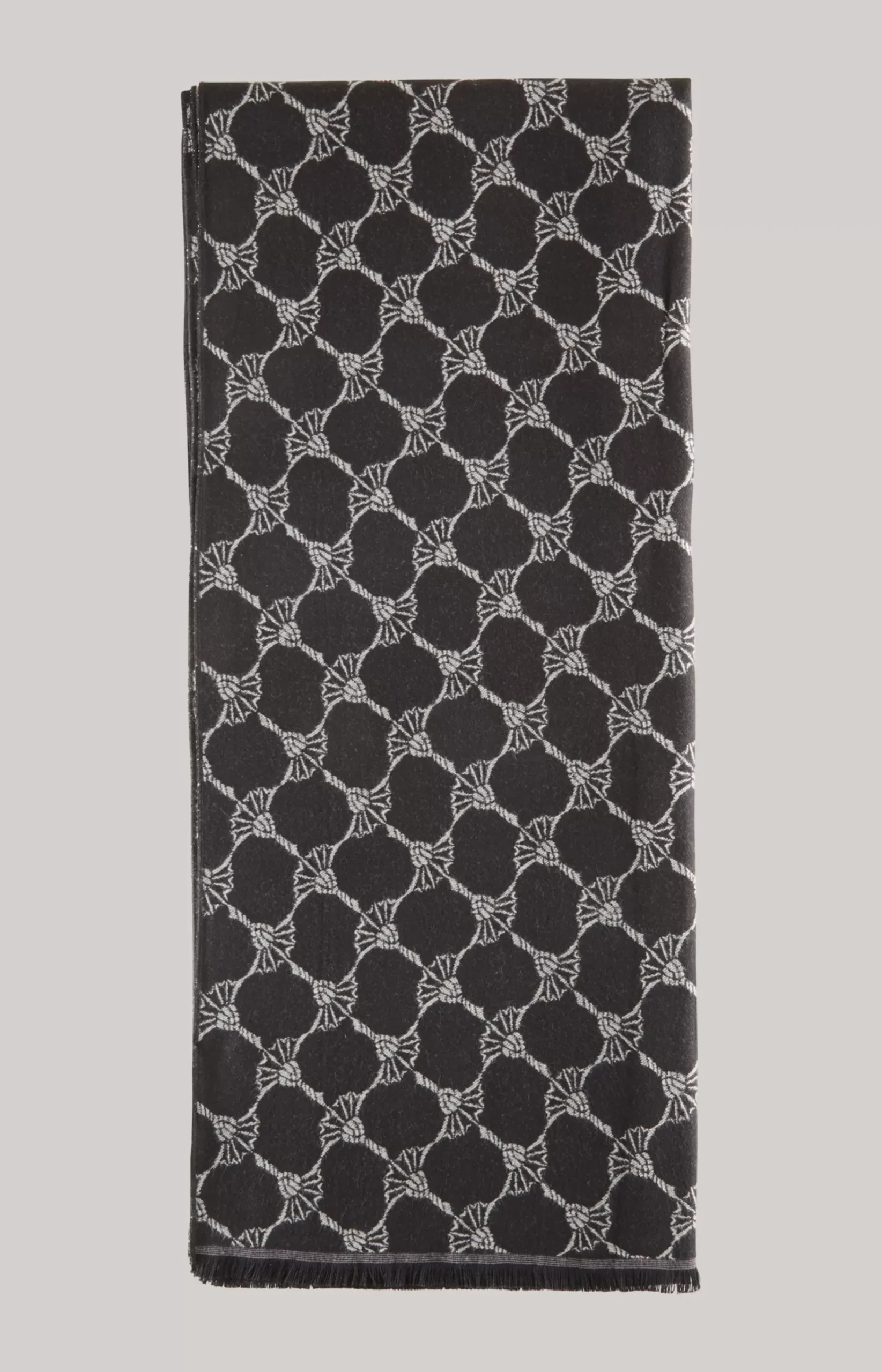 Felix Cornflower Scarf in Black