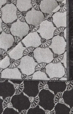Felix Cornflower Scarf in Black