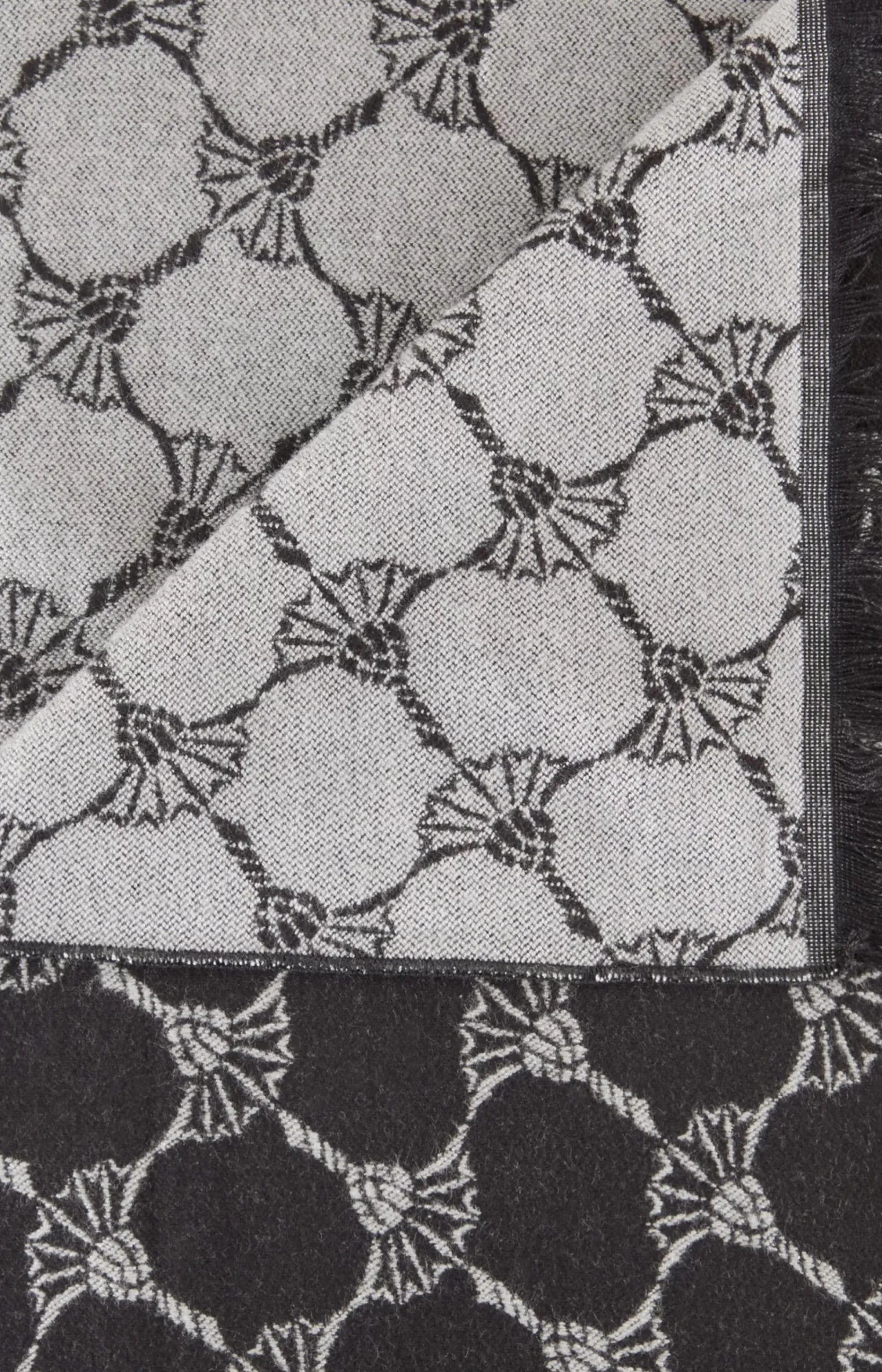 Felix Cornflower Scarf in Black