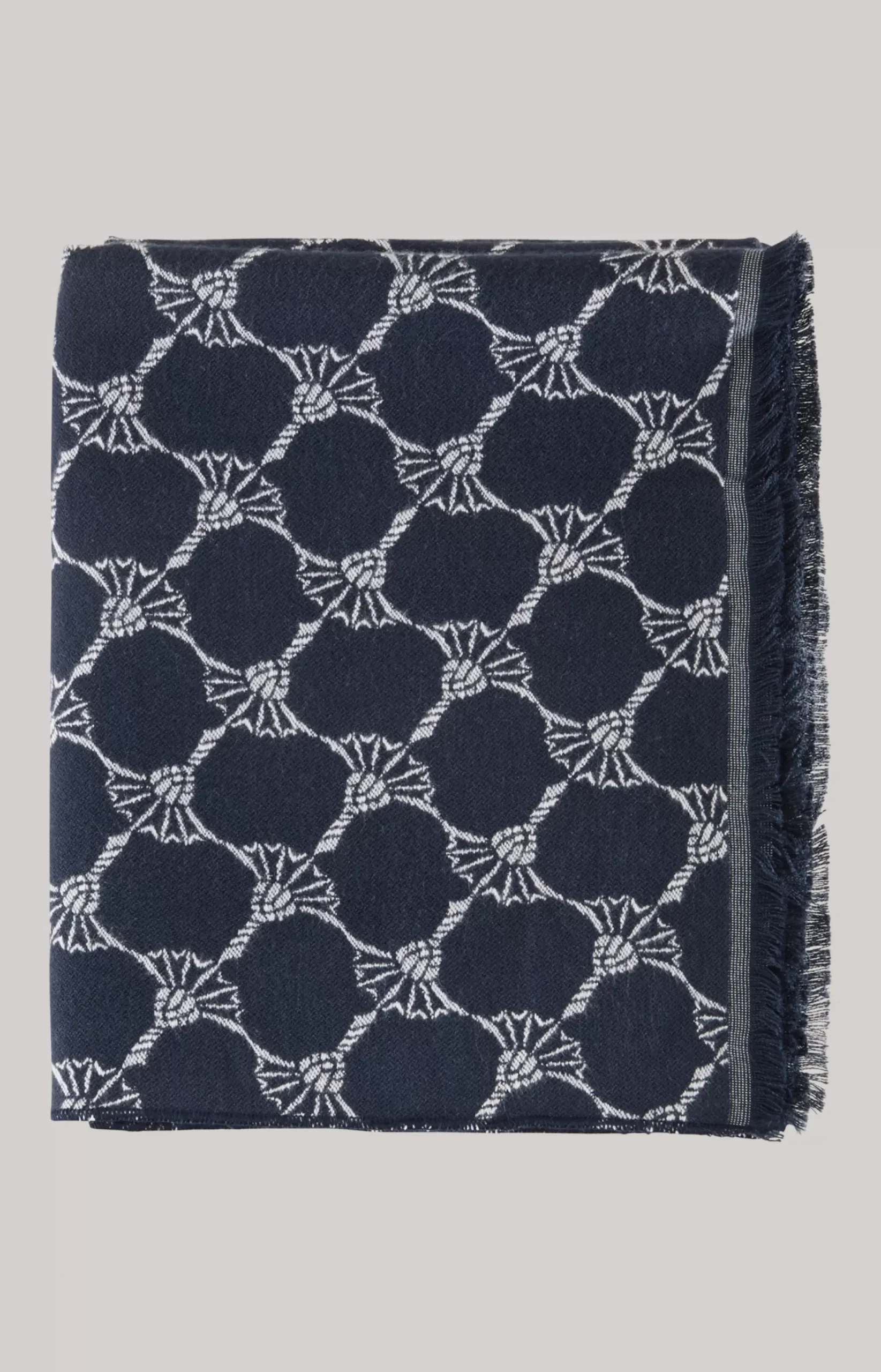 Felix Cornflower Scarf in Navy