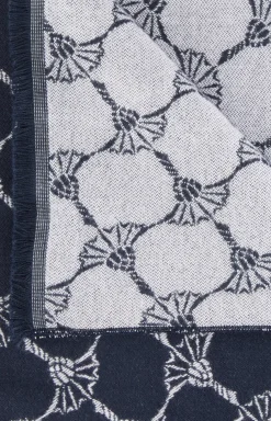 Felix Cornflower Scarf in Navy