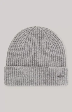 Fenol Knitted Hat in Light Grey