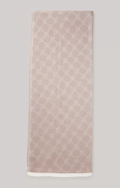 Ferdis Cornflower Scarf in Beige