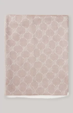 Ferdis Cornflower Scarf in Beige