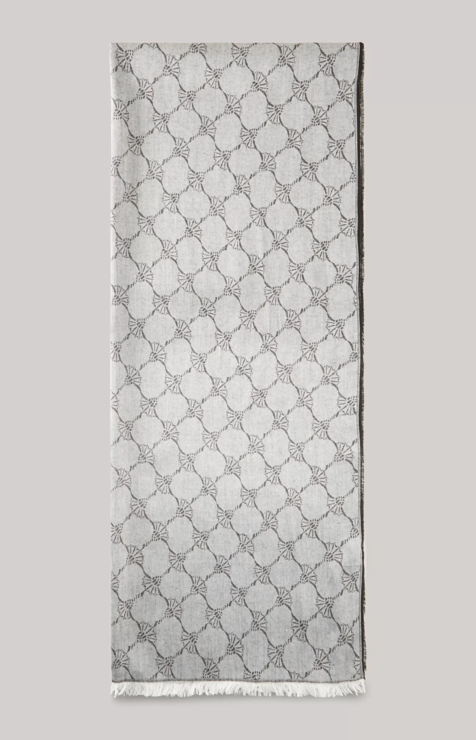 Ferdis Scarf in Black/Silver Grey