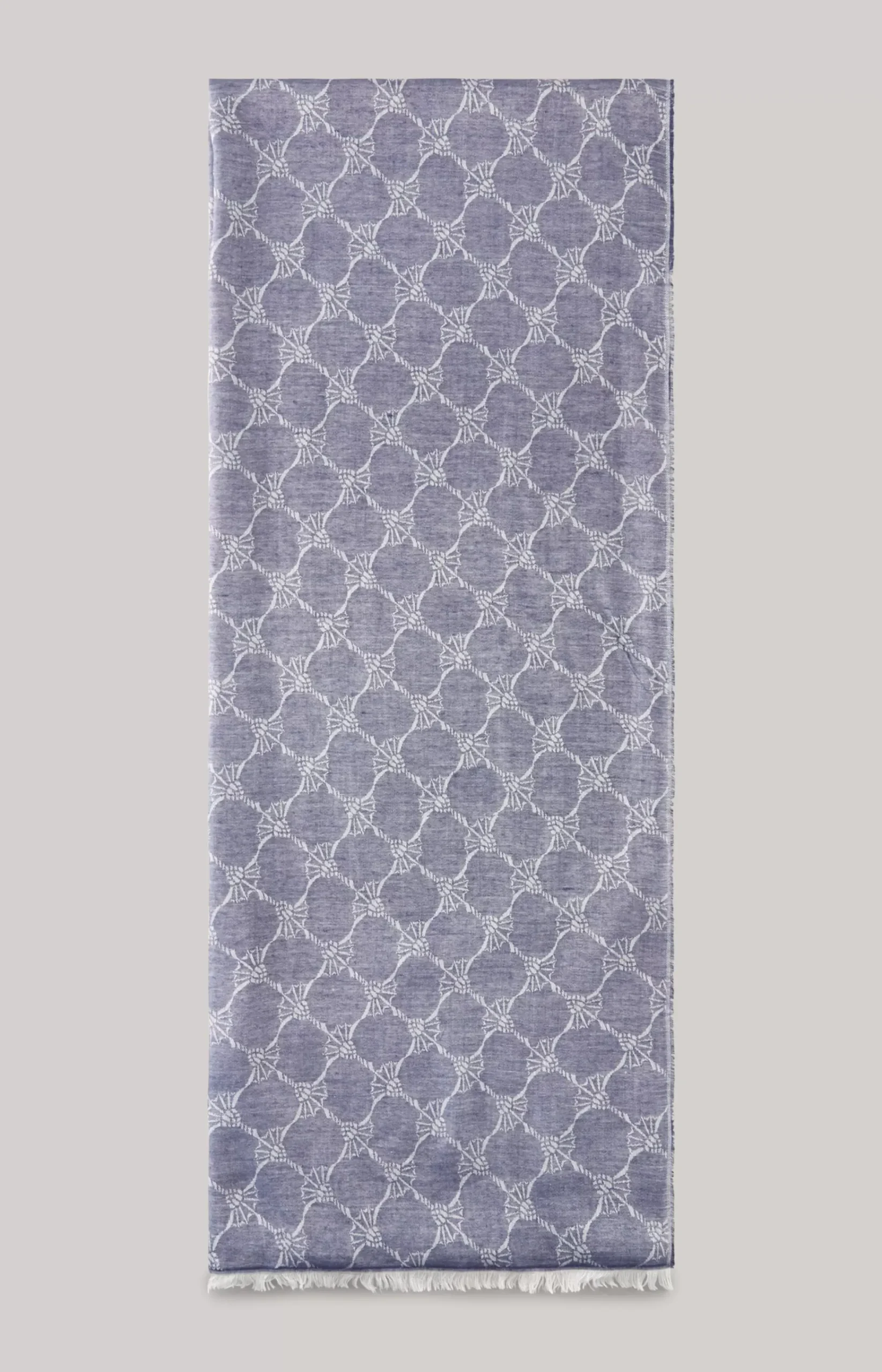 Ferdis Scarf in Navy/Silver grey