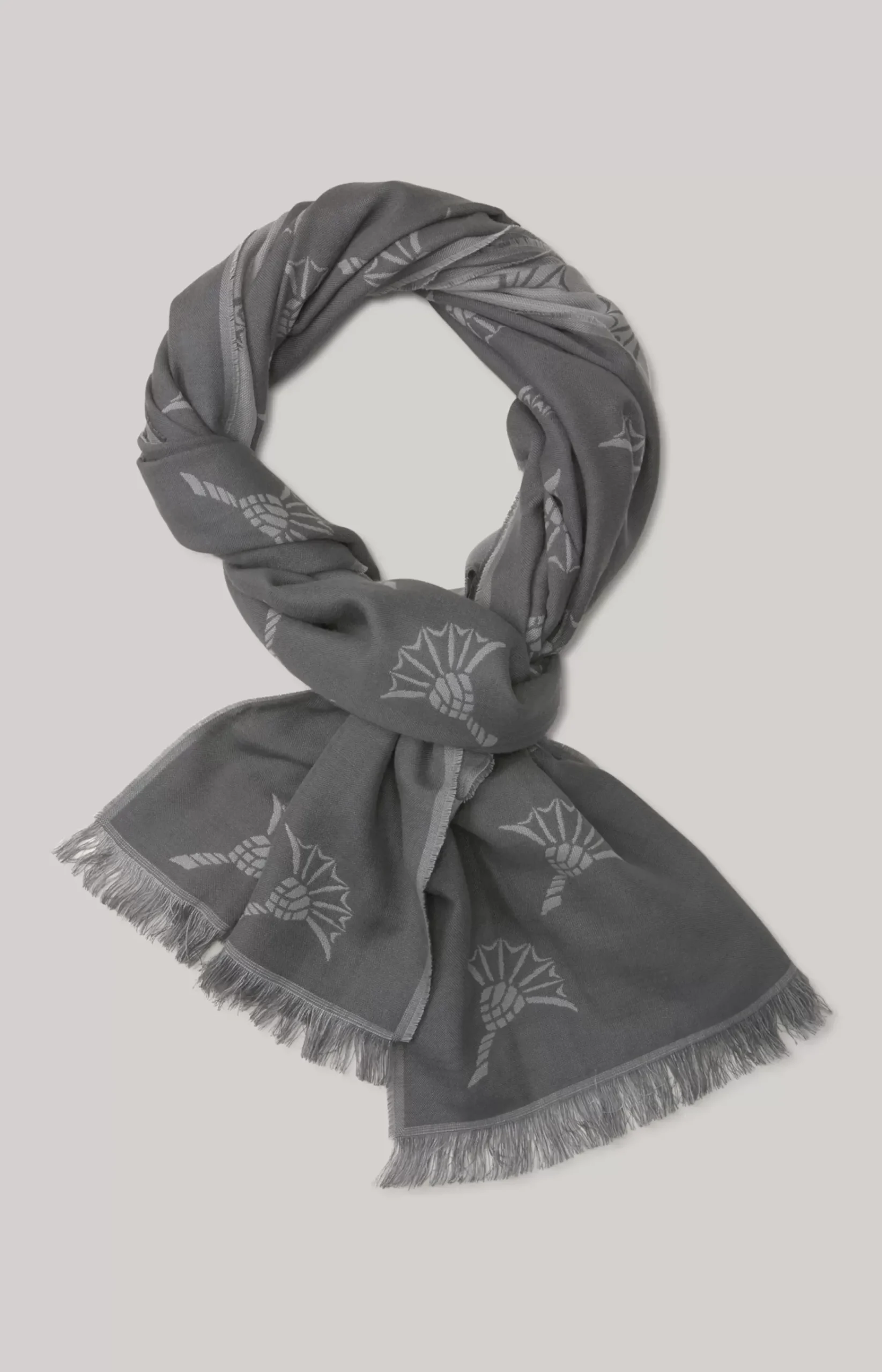 Feris Scarf in Dark Grey/Light Grey