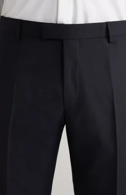 Finch-Brad Virgin Wool Suit in Dark Blue