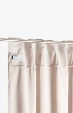 Finished curtain show in beige
