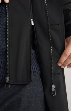 Flawo Coat in Navy