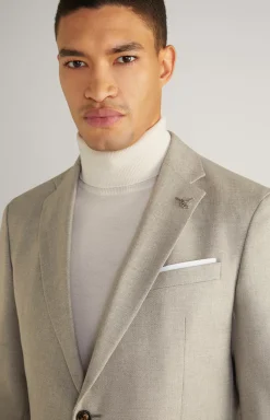 Four Jacket in Beige Marl