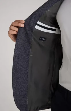 Four Jacket in Blue Marl