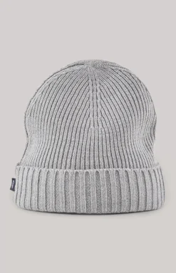 Francis Knitted Beanie in Grey