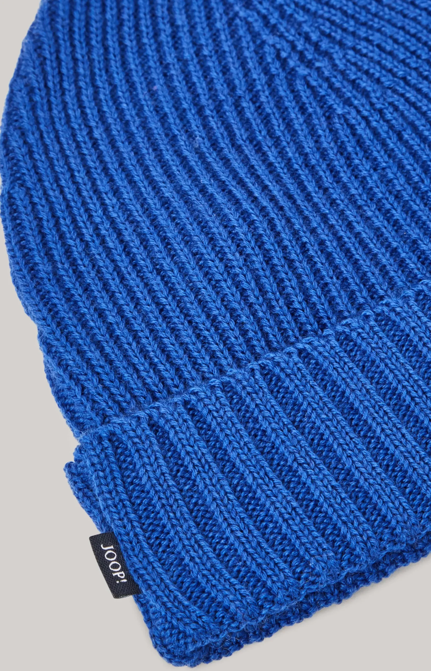 Francis Knitted Beanie in Blue