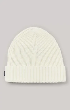 Francis Knitted Beanie in Off-white