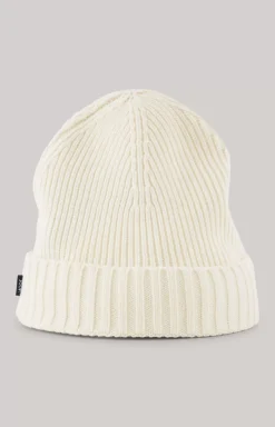 Francis Knitted Beanie in Off-white