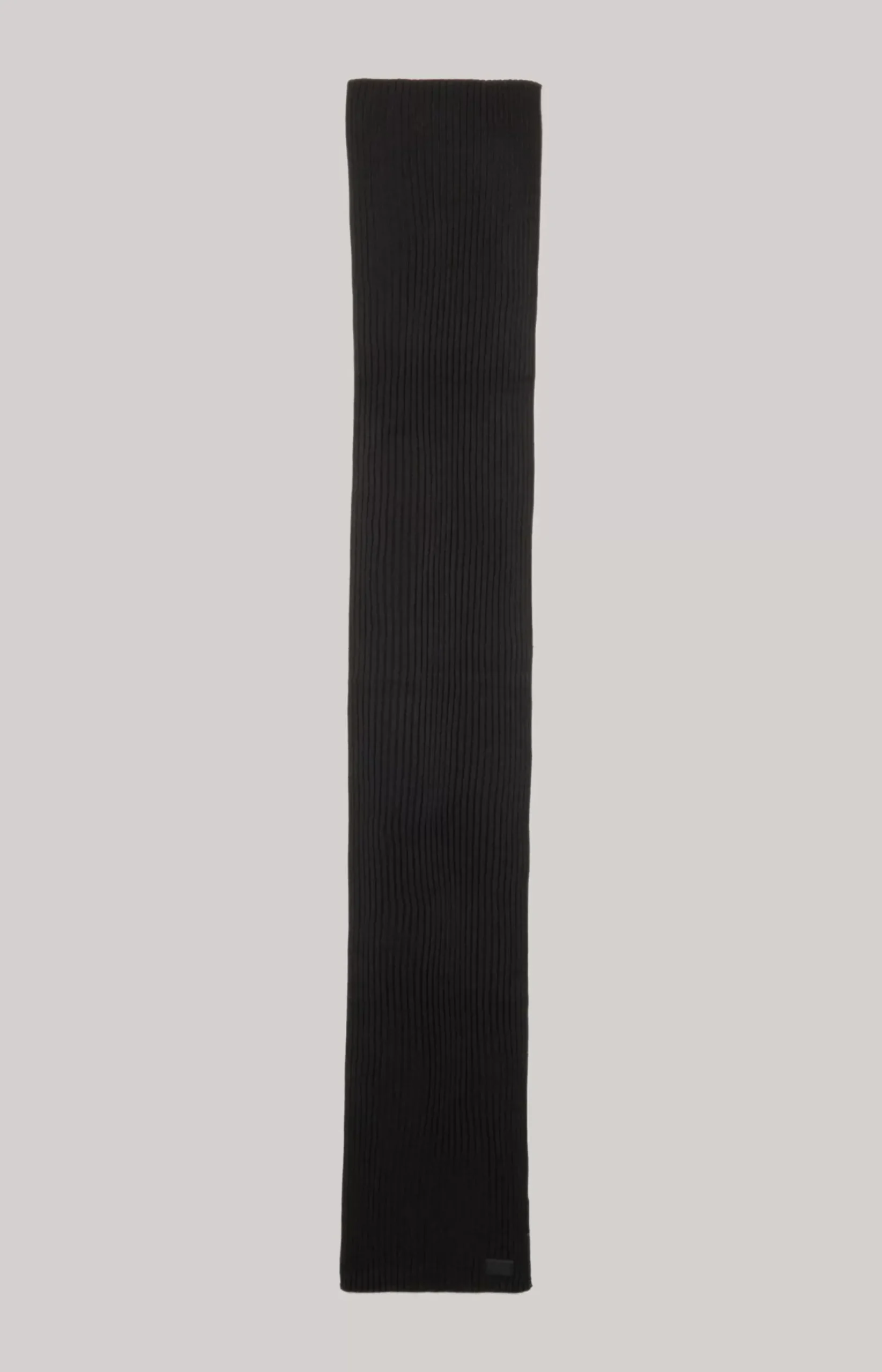Francis Knitted Scarf in Black