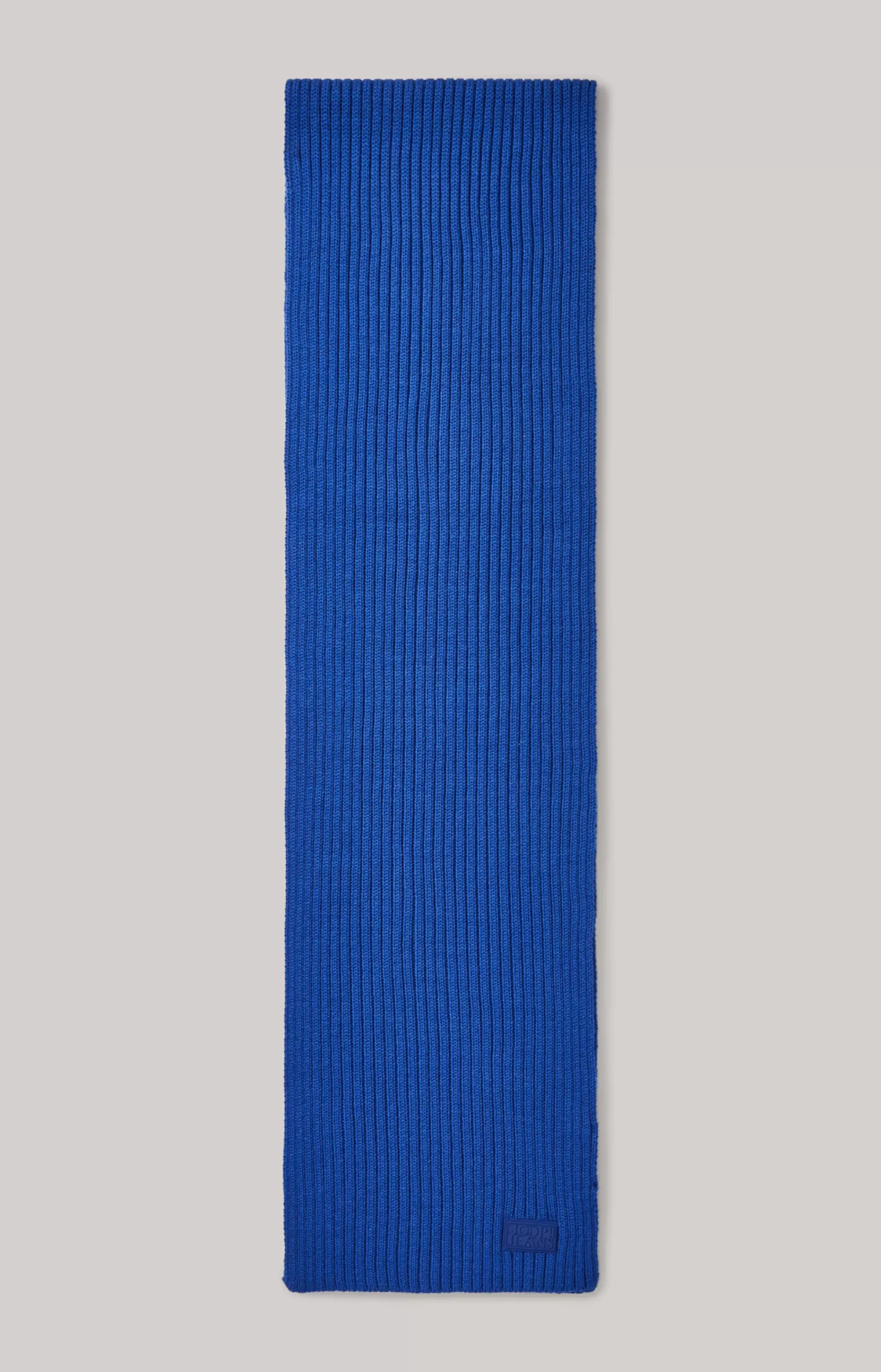 Francis Knitted Scarf in Blue