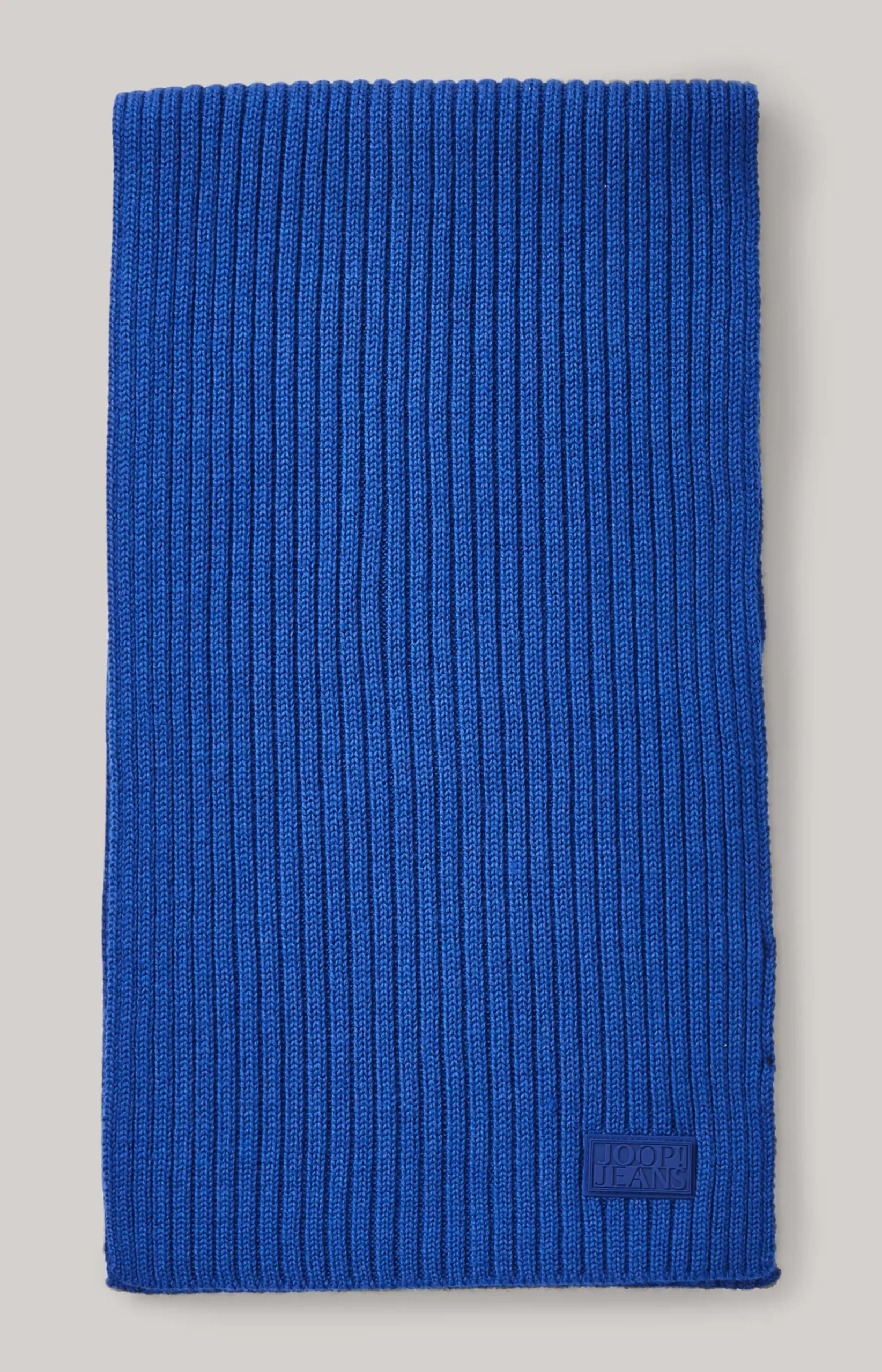 Francis Knitted Scarf in Blue