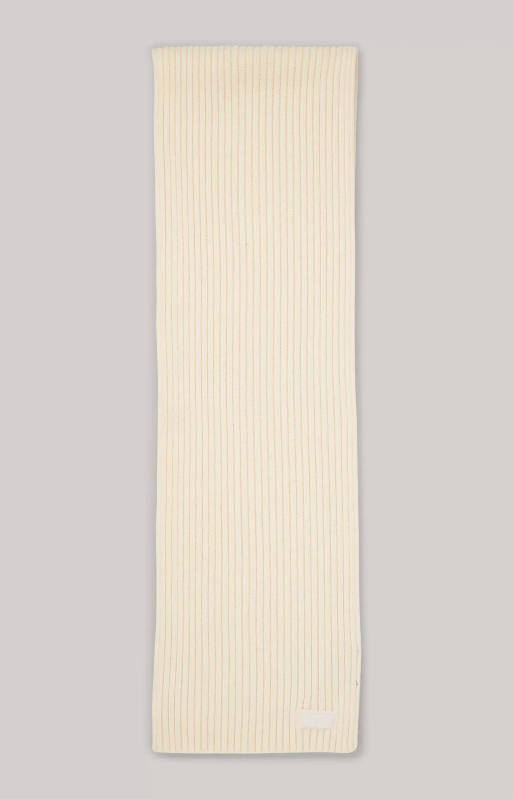 Francis Knitted Scarf in Off-white
