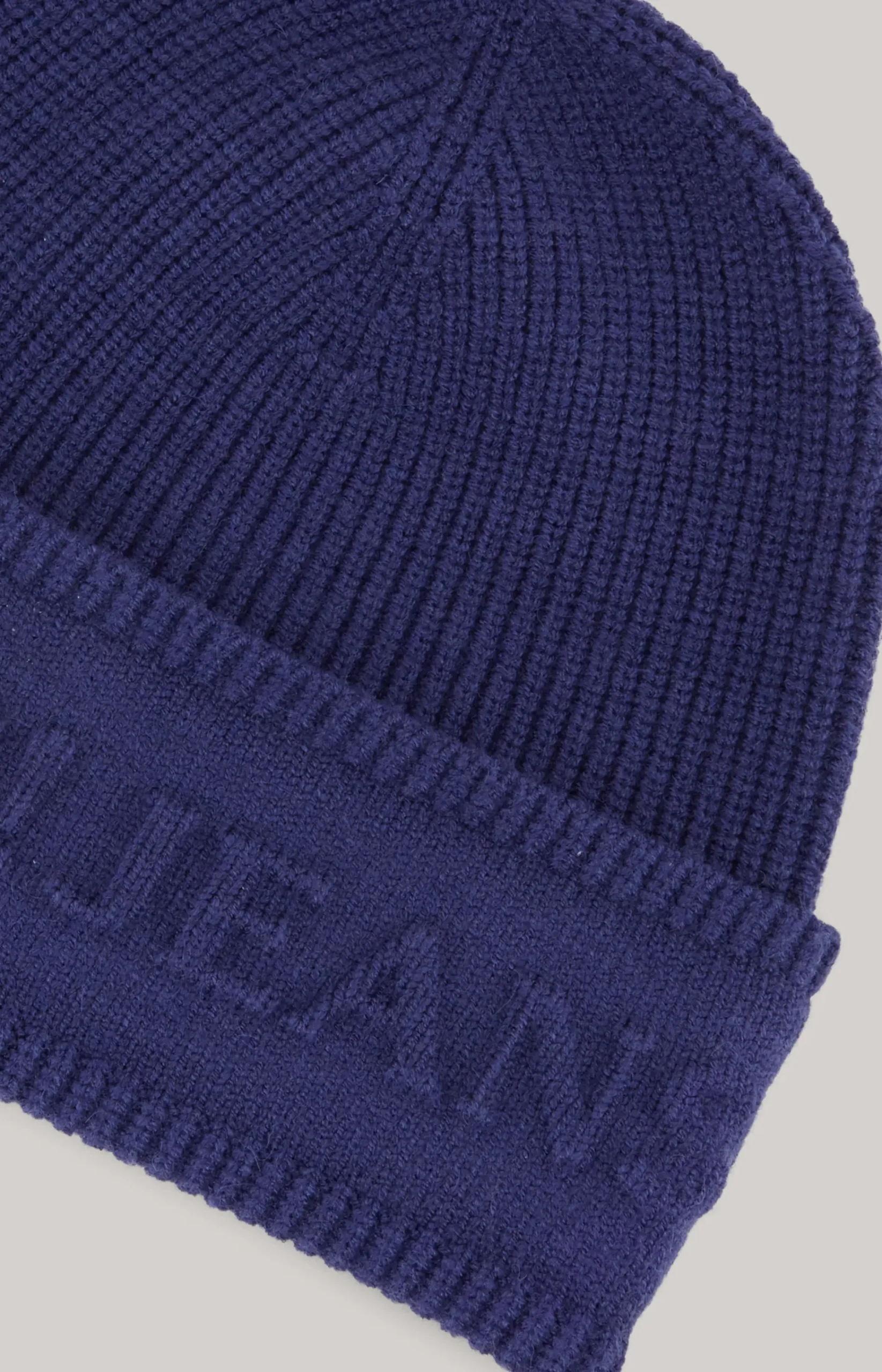 Fulvio Knit Beanie in Dark Blue