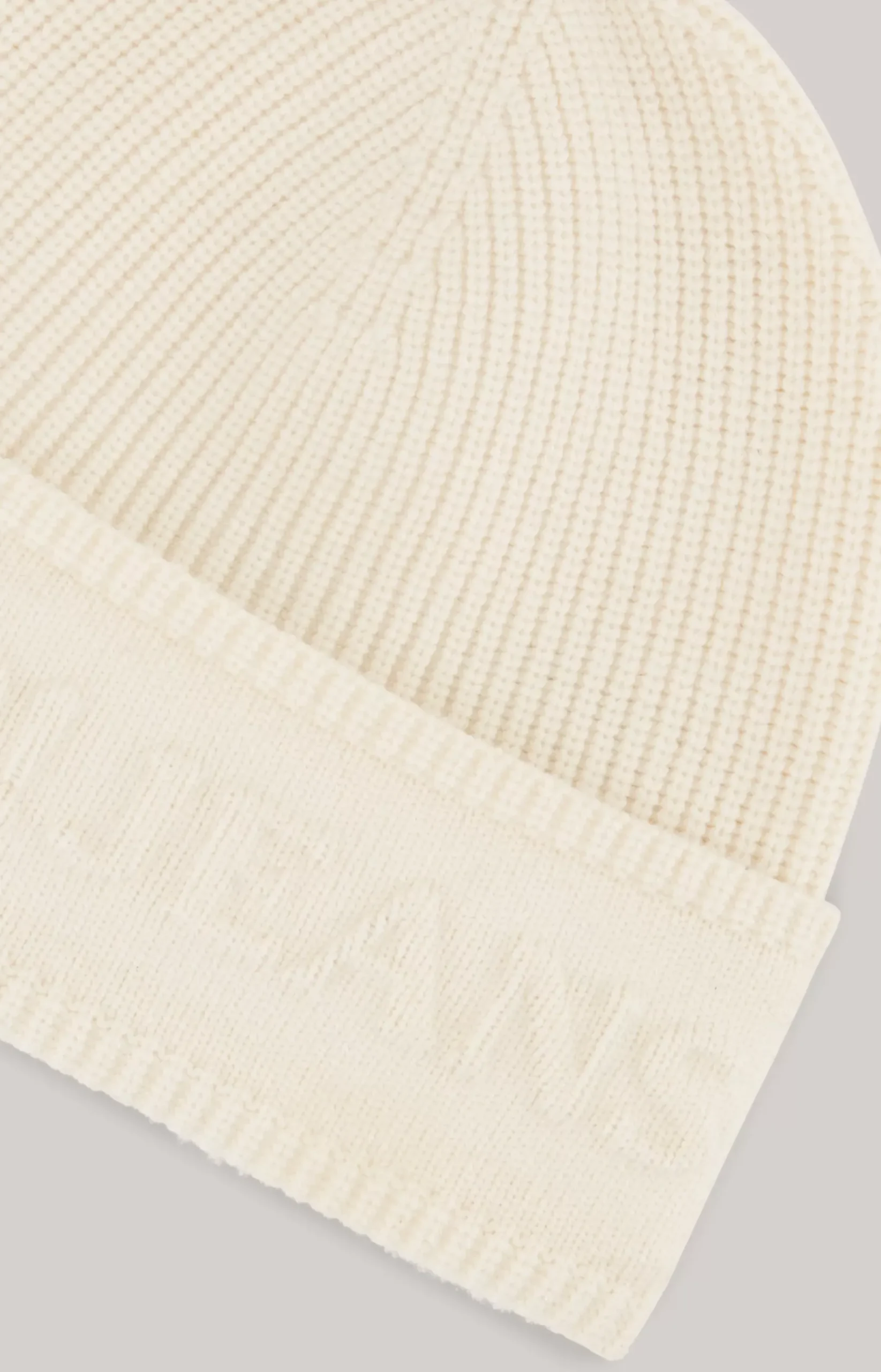 Fulvio Knit Beanie in Ecru