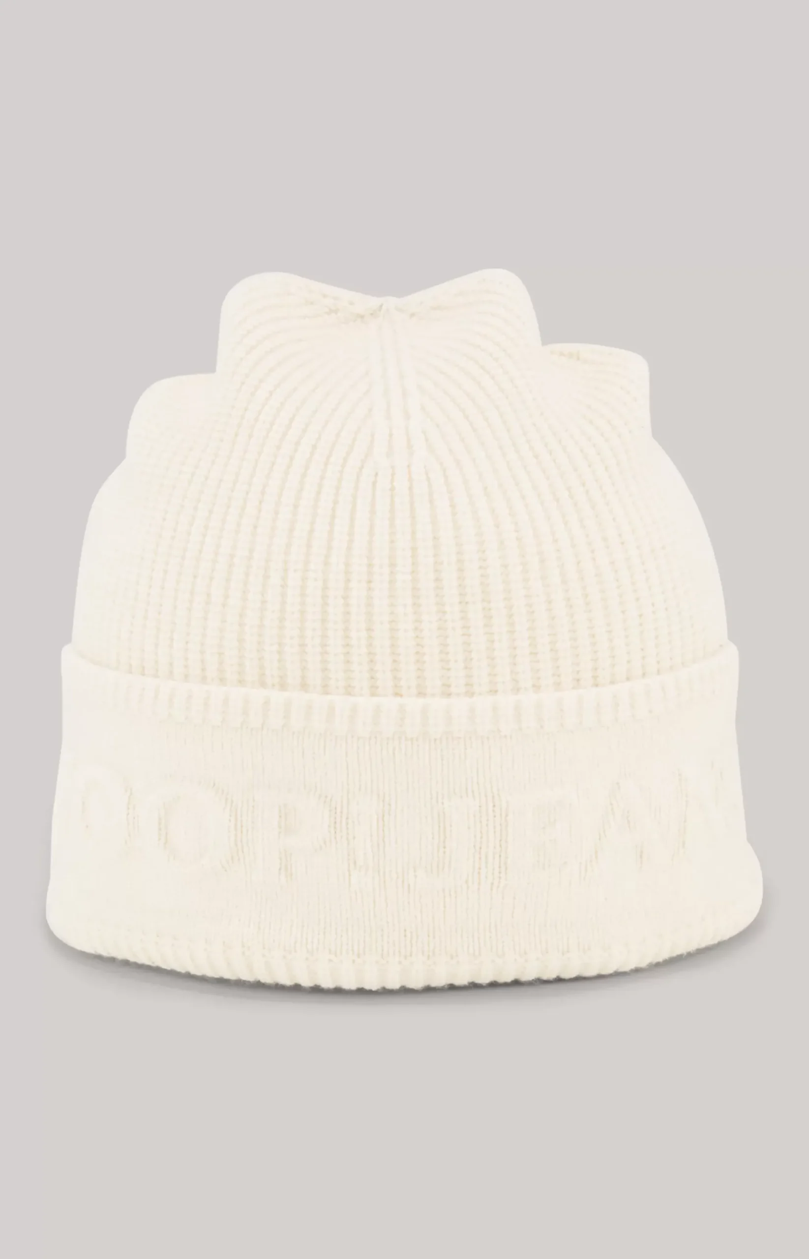 Fulvio Knit Beanie in Ecru