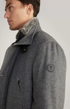 Gary Coat in Grey Marl