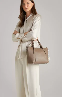 Giada Helena Handbag in Light Brown