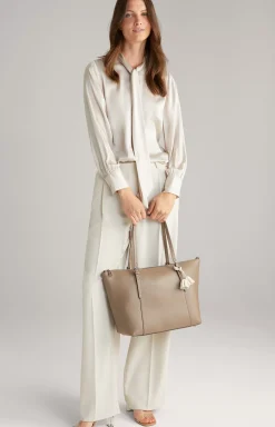 Giada Helena Shopper in Light Brown