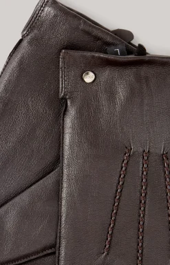 Gloves in Dark Brown