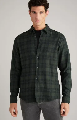 Hanson Shirt in Dark Green