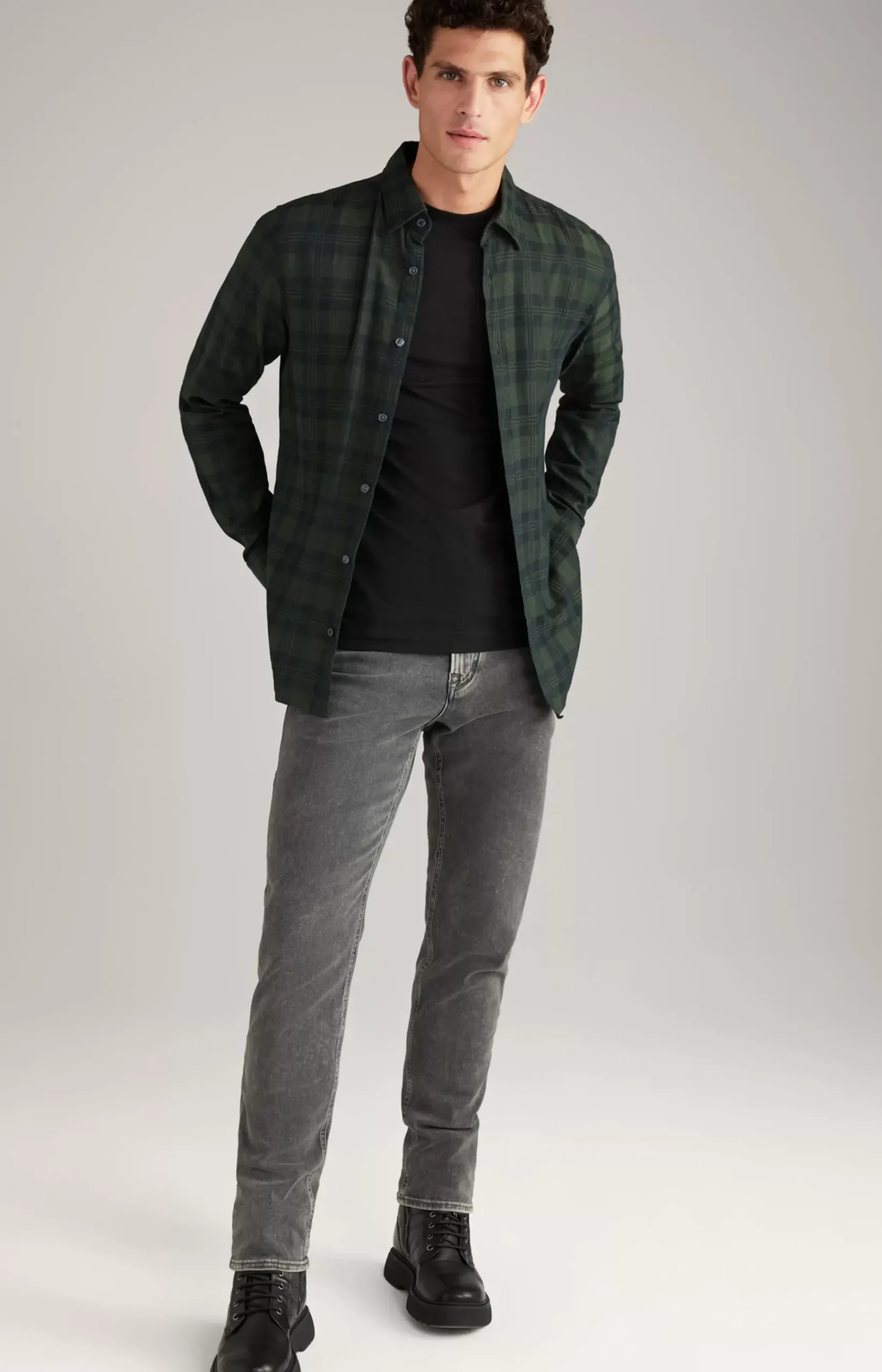 Hanson Shirt in Dark Green