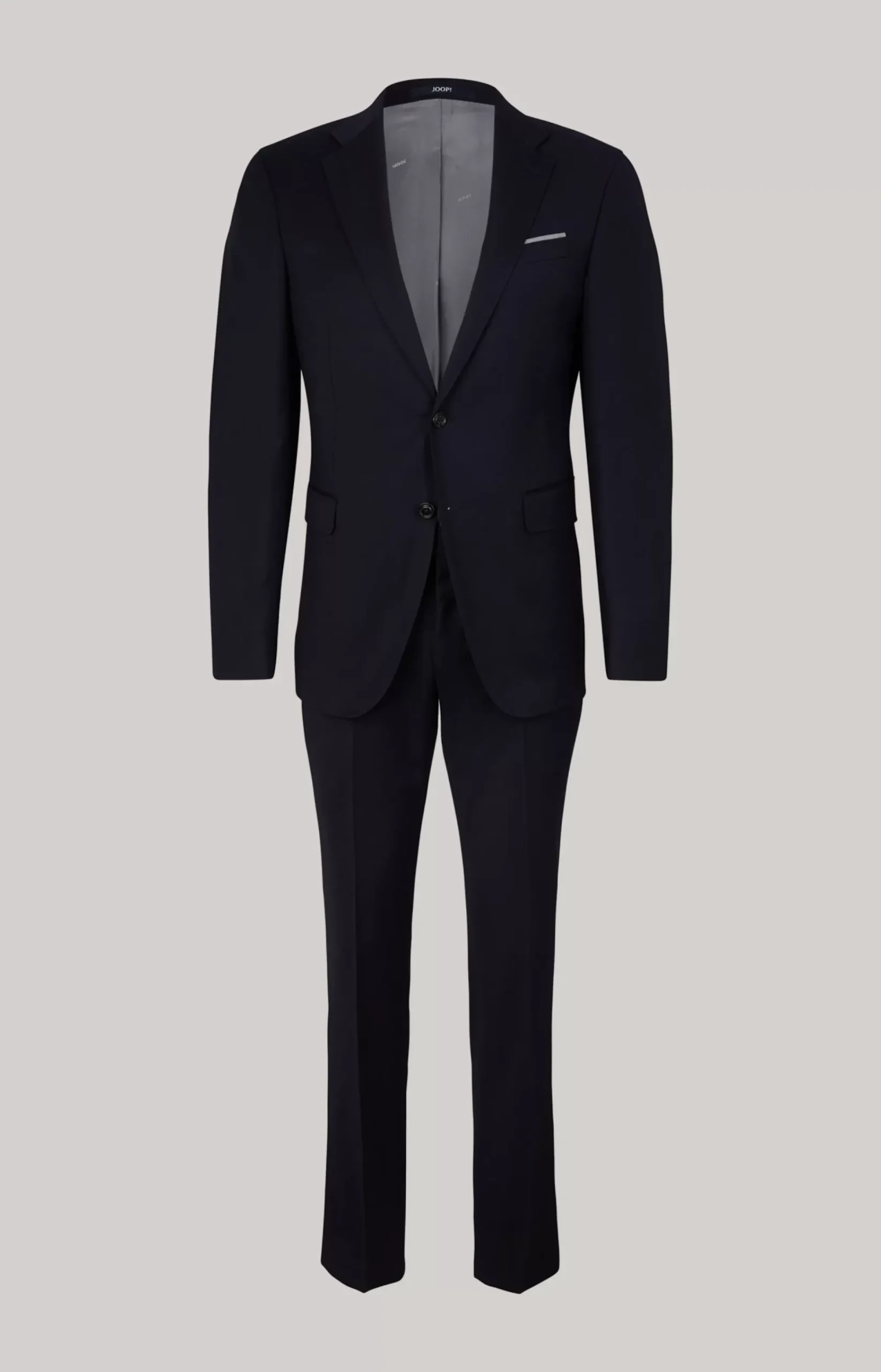 Haspar-Bloom Flannel Suit in Dark Blue
