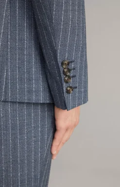 Haspar-Bloom Suit in Blue Stripes