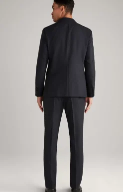 Haspar-Bloom Suit in Dark Blue mélange