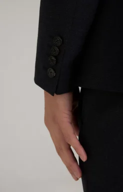 Haspar-Bloom Suit in Dark Blue mélange