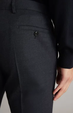 Haspar-Bloom Suit in Dark Blue mélange